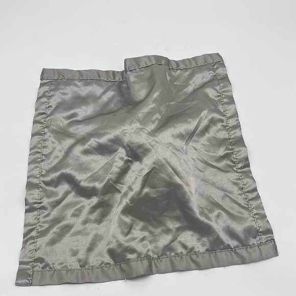 Carters Lovey Elephant Grey Nunu Waffle Silky Edge Blanket - Picture 3 of 4